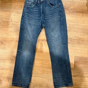 Zara Women's Straight Blue Jeans